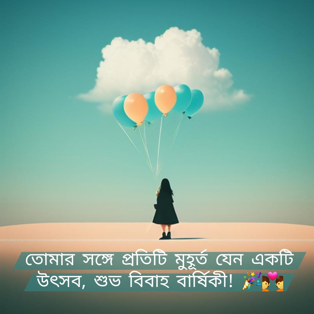 বিবাহ বার্ষিকী ফেসবুক স্ট্যাটাস